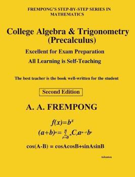 Hardcover College Algebra & Trigonometry: (Precalculus) Book