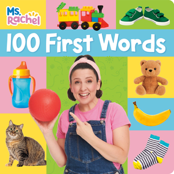 Board book 100 First Words (Ms. Rachel) Book