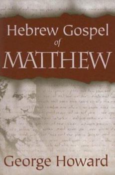 Paperback The Hebrew Gospel of Matthew Book