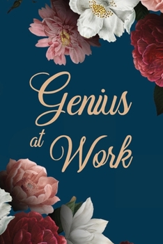 Paperback Genius At Work: Hilarious Work Saying Lined Paper Journal Gift to Boss, Co-worker Book