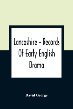 Paperback Lancashire - Records Of Early English Drama Book