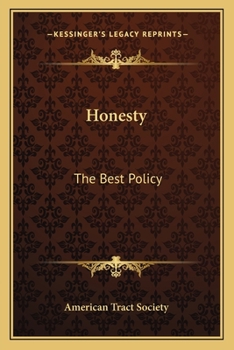 Paperback Honesty: The Best Policy Book