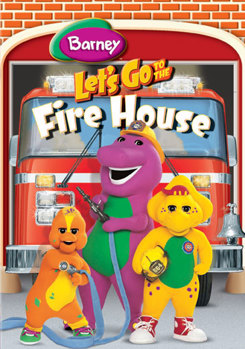 DVD Barney: Let's Go To The Fire House Book