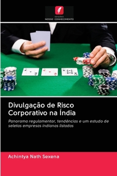 Paperback Divulgação de Risco Corporativo na Índia [Portuguese] Book