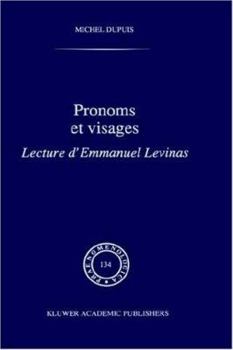 Hardcover Pronoms Et Visages: Lecture d'Emmanuel Levinas [French] Book