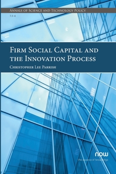Paperback Firm Social Capital and the Innovation Process Book