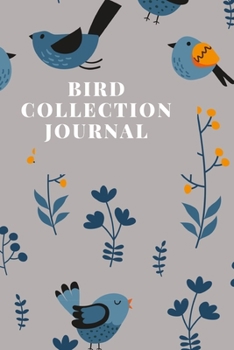 Paperback bird collection journal: Notebook Cute Birds Gifts for Kids & Teenage Girls and Anyone who loves birds Half Blank 120 pages 6x9 Book