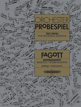 Paperback Test Pieces for Orchestral Auditions -- Bassoon, Double Bassoon: Sheet Book