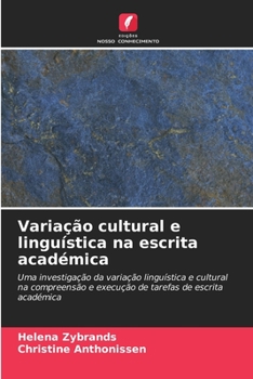 Paperback Variação cultural e linguística na escrita académica [Portuguese] Book