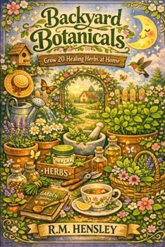 Paperback Backyard Botanicals, Grow 20 healing herbs at home Book
