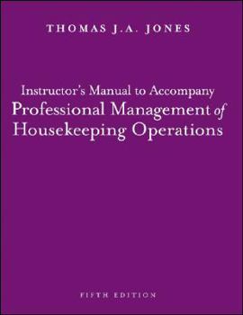 Paperback Instructor's Manual to Accompany Professional Management of Housekeeping Operations, 5e Book