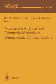 Paperback Nonsmooth Analysis and Geometric Methods in Deterministic Optimal Control Book