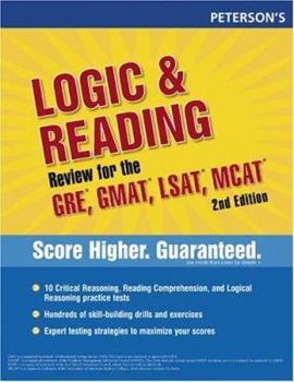Paperback Logic/Reading Review: GRE, GMAT, LSAT, MCAT Book