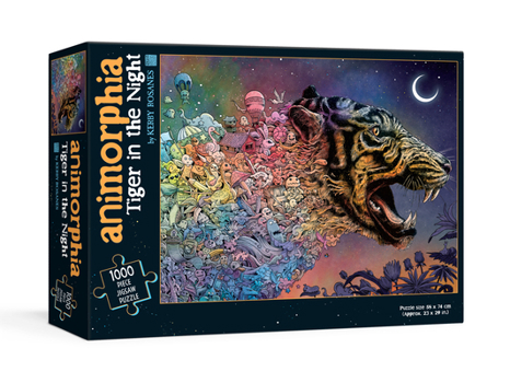 Game Animorphia Tiger in the Night Puzzle Book