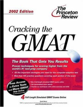 Paperback Cracking the GMAT, 2002 Edition Book