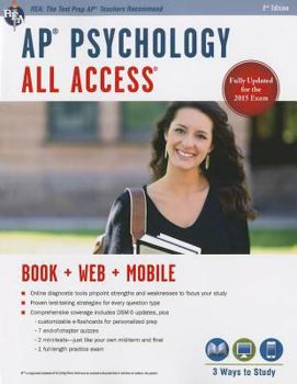 Paperback Ap(r) Psychology All Access Book + Online + Mobile Book
