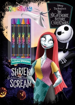 Paperback Disney Tim Burton's the Nightmare Before Christmas: With Big Crayons! Book