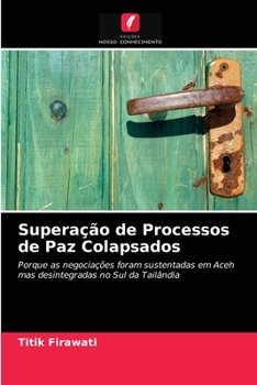 Paperback Superação de Processos de Paz Colapsados [Portuguese] Book