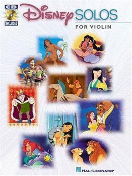 Paperback Disney Solos - Instrumental Solos Play-Along for Violin (Book/Online Audio) [With CD] Book