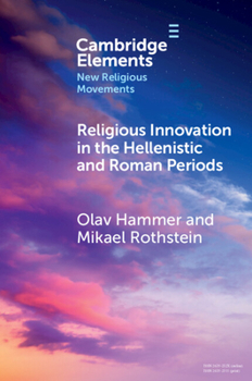 Paperback Religious Innovation in the Hellenistic and Roman Periods Book