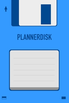 Blue Plannerdisk Floppy Disk 3.5 Diskette Weekly 2020 Planner [6x9]: Vintage Retrowave Vaporwave Theme