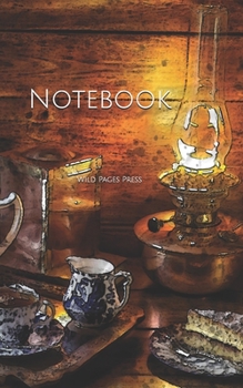 Notebook: sweets tea snacks lamp snack cake food evening biscuit tea pot