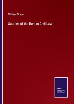 Paperback Sources of the Roman Civil Law Book