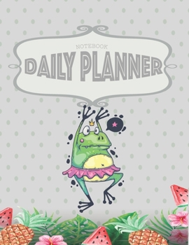 Paperback Planner notebook: Daily planner Notebook with Cute Cartoon cover Extra large (8.5 x 11) inches, 110 pages, Daily planner notebook Book