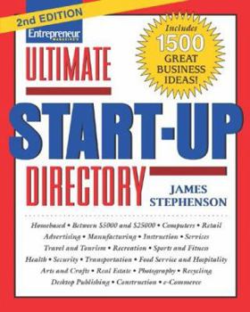 Paperback Ultimate Start-Up Directory Book