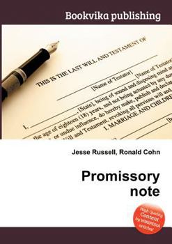 Paperback Promissory Note Book