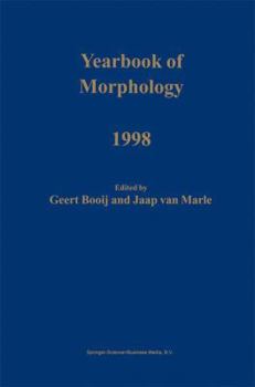 Hardcover Yearbook of Morphology 1998 Book