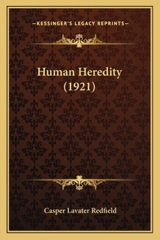 Paperback Human Heredity (1921) Book