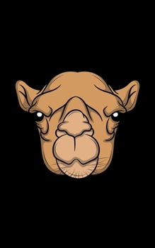 Sketchbook: Camel Head Illustration - 100 Framed Sketch Book Pages - Soft Cover - Small Size - 5 x 8 inch