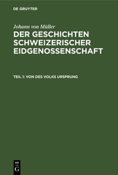 Hardcover Von Des Volks Ursprung [German] Book