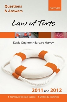 Q & A Law of Torts 2011 and 2012 (Blackstone's Law Q & A)