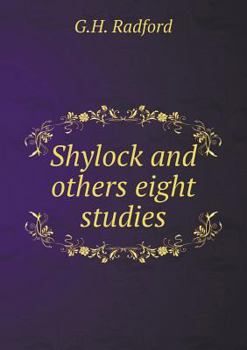 Paperback Shylock and others eight studies Book