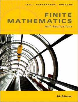 Hardcover Finite Math with Applications (9th Edition) Book