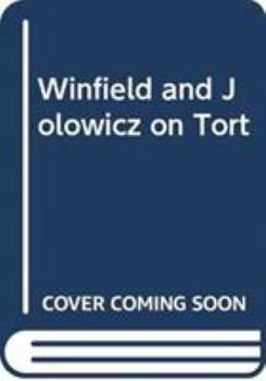 Paperback Winfield & Jolowicz on Tort Book