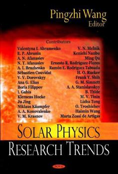 Hardcover Solar Physics Research Trends Book