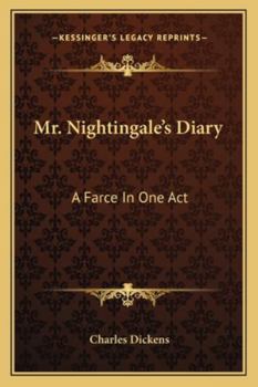 Paperback Mr. Nightingale's Diary: A Farce In One Act Book