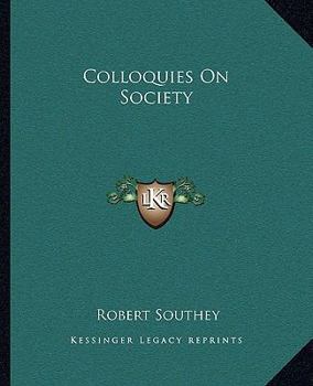 Paperback Colloquies On Society Book