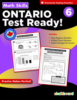 Paperback Ontario Test Ready Math Skills 6 Book