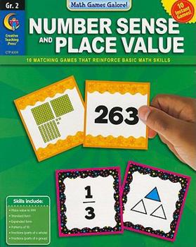 Paperback Number Sense and Place Value, Grade 2 Book