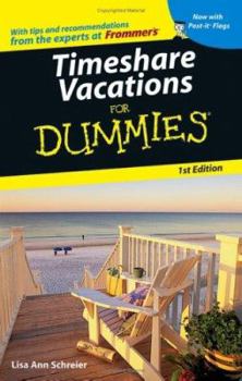 Paperback Timeshare Vacations for Dummies [With Post-It Flags] Book