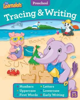 Paperback The Learnalots Preschool Tracing & Writing Ages 3-5 Book