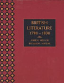 Hardcover British Literature: 1780 - 1830 Book