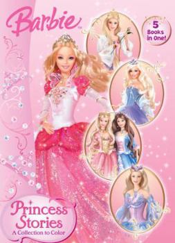 Princess Stories: A Collection to Color (Barbie) (Jumbo Coloring Book) - Book  of the Barbie Golden Books