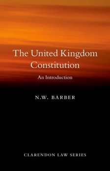 Paperback The United Kingdom Constitution: An Introduction Book