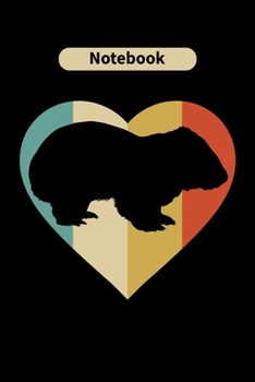 Notebook: Wombat Animal Lover Gift Diary | Blank Date & Blank Lined Notebook Journal | 6x9 Inch 120 Pages White Paper