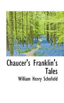 Paperback Chaucer's Franklin's Tales Book